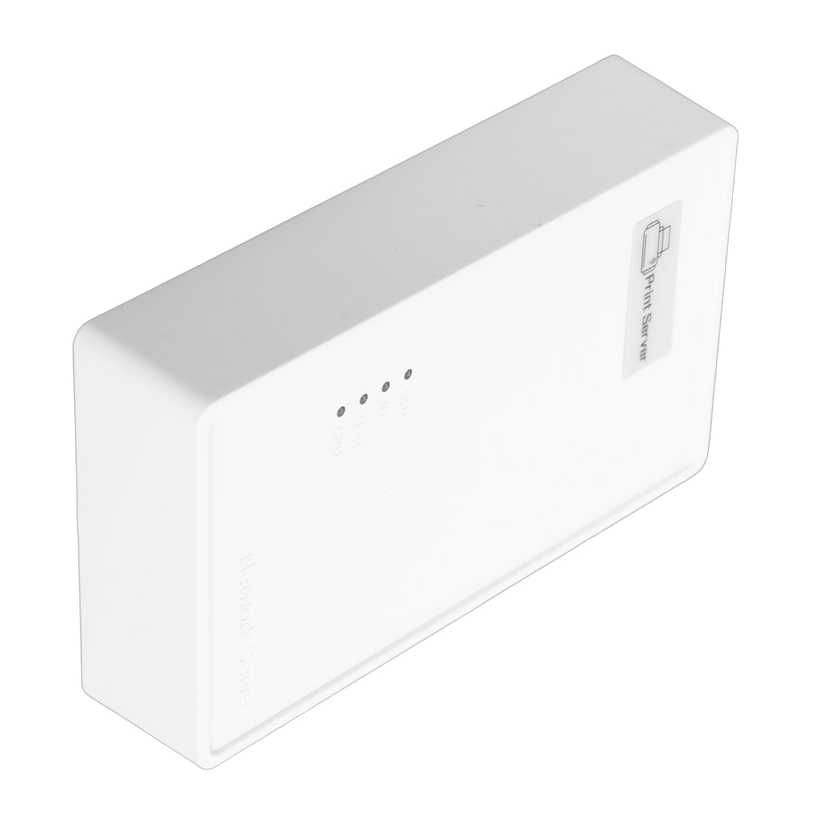 Annadue Wielofunkcyjny Serwer Druku USB do Użytku Biurowego Udostępnij Urządzenia USB, Takie Jak Drukarki, Skanery, Bezprzewodowo w Sieci Wi-Fi, ABSZasilanie: 1A<