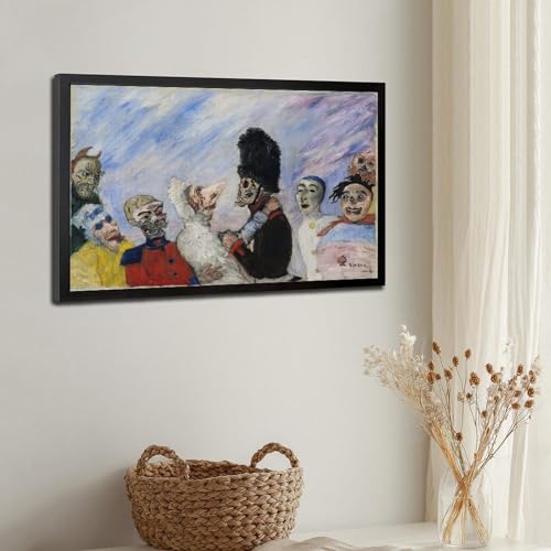 Impression sur toile James Ensor haut de gamme 50,8 x 76,2 cm