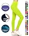 Leggings Depot Yoga Solid Leggings, Neon Lime, Plus Size
