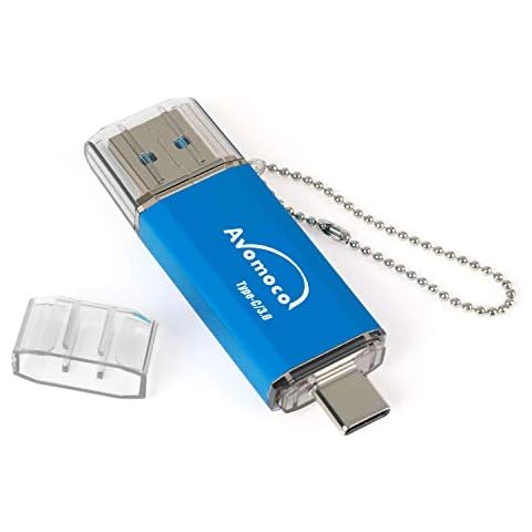 Avomoco USB 3.0/3.1 32GB Type C Dual High Speed Flash Drive for USB C Phones,Tablets,Photo Stick for Samsung Galaxy S10,S10+S8/S8+/S9/S9+,Note7/8/9,A6S/A9S,Google Pixel,LG,Hua Wei Cover