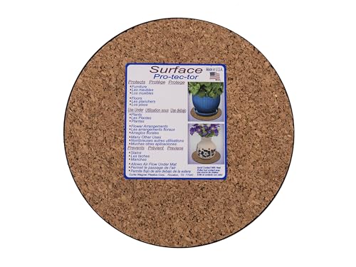 Curtis Wagner Plastics MC-800 Plant Mat, Natural Cork, 8-Inch
