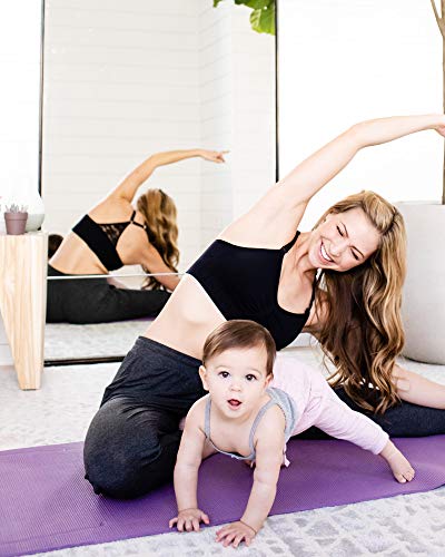 Kindred Bravely Sublime Lace Back Seamless Nursing Bra | Wireless Racerback Maternity Bra (Black, Medium) #TOP2