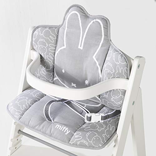 roba Sitzverkleinerer, Hochstuhleinlage miffy Sitzkissen 2-tlg. für Treppenhochstuhl Sit Up/Grow Up