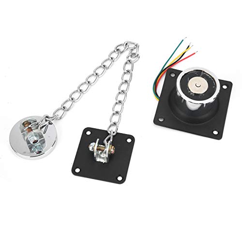 12V-24V Electromagnetic Door Holder Door Stopper for Wooden Iron Doors Cast Steel DC 12V-24V for Fire Doors Iron Doors Wooden Doors