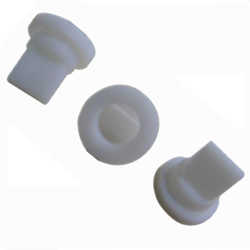 UP100 10 Sztuk Mini Biały Silikonowy Zawór Kaczy Dziób Uszczelniający Jednokierunkowy Zawór Zwrotny 7.45 x 4.2mm Przepływ Wsteczny Cieczy I Gazu Zapobieganie