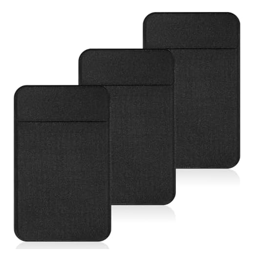 LXUEJIE 3 Stück Handy Kartenhalter mit Selbstklebendem Aufkleber für die Rückseite des Telefons, Handyhülle mit Kartenfach Brieftasche zum Aufkleben Kartenhalter Handy