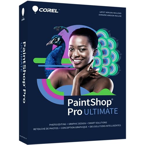 Corel PaintShop Pro 2023 Ultimate | Powerful Photo Editing & Graphic Design Software + Creative Suite [PC Key Card]