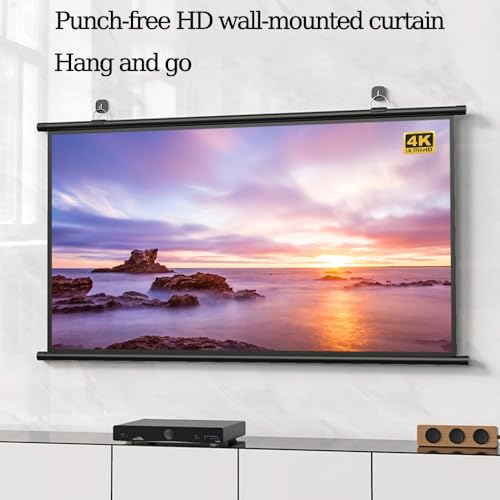 Pantalla para proyector manual 40 pulgadas 16:9 miniatura 6