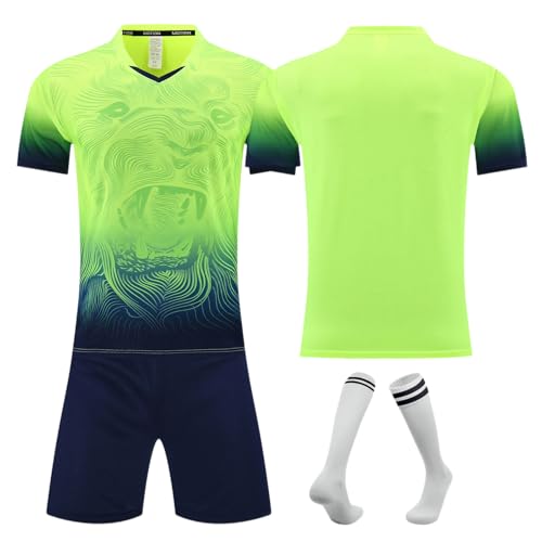 Genérico Camisetas de Futbol Personalizada para Niños y Adultos, Camiseta Futbol con Logo Nombre y Número Equipacion Futbol Incluye Camiseta, Pantalones Cortos y Calcetines