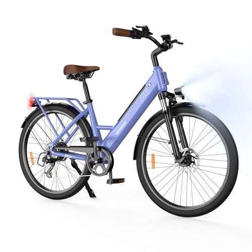 Finbike Elektrofahrrad mit Abnehmbarer 36V 13Ah Akku Bis zu 90KM, 26 Zoll E Bike mit 7 Gang Getriebe für Herren Damen Pendler Reisen Übung,60N.m 250W Motor Elektro Fahrrad mit LCD-Display