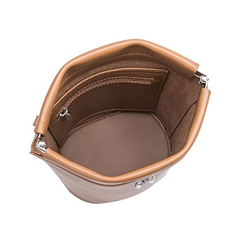 Melie Bianco Tami Vegan Leather Bucket Crossbody Bag3