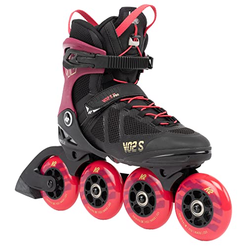 K2 Skates Unisex Inline Skates VO2 S 90 Short Cuff, Burgandy - pink,...