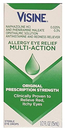Visine-A Eye Allergy Relief, Antihistamine & Redness Reliever, Drops 0.5 fl oz