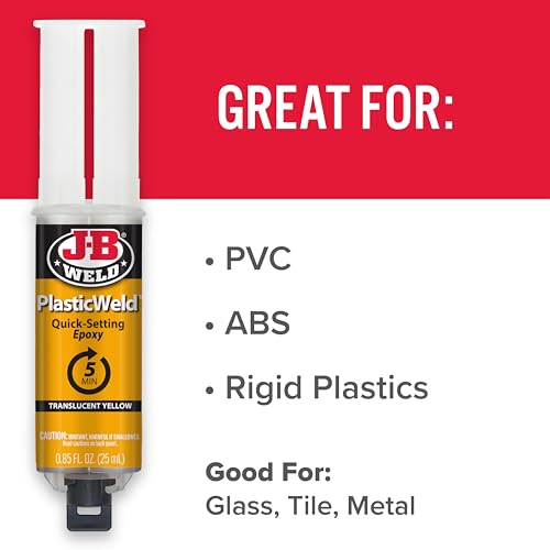 Quick-Setting 25ml Epoxy Syringe for Plastic Welding