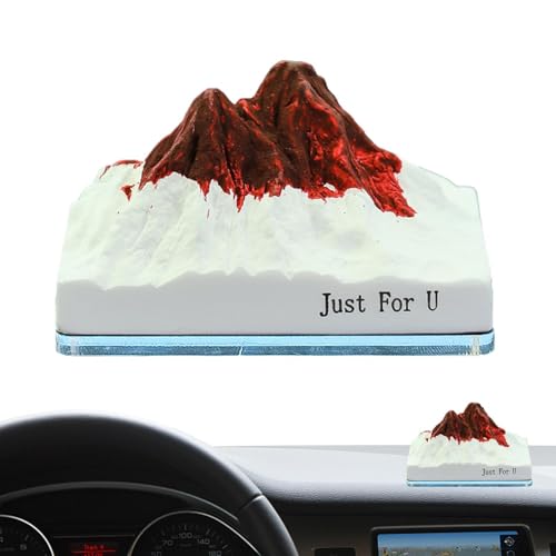 カーアロマセラピー、カーディフューザー芳香剤 - 雪山の形の車用芳香剤 - 長持ちするトラック用芳香剤、小型車用香水、ホテル用消臭剤車