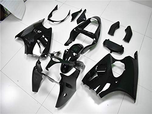Glossy Gloss Black ABS Plastic Fairing Fairings Kit fit for Kawasaki Ninja ZX6R 636 ZX600J 2000 2001 2002 00 01 02/ Fits ZZR600 2005 2006 2007 2008 05 06 07 08 Injection Mold Bodywork b05