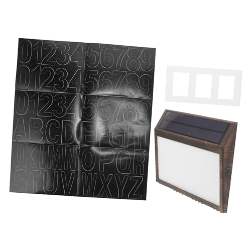 POPETPOP 1 Juego Letrero Solar de Dirección LED para Exterior Solar para Casa Montaje Pared Resistente Climas para Calles Color Leds