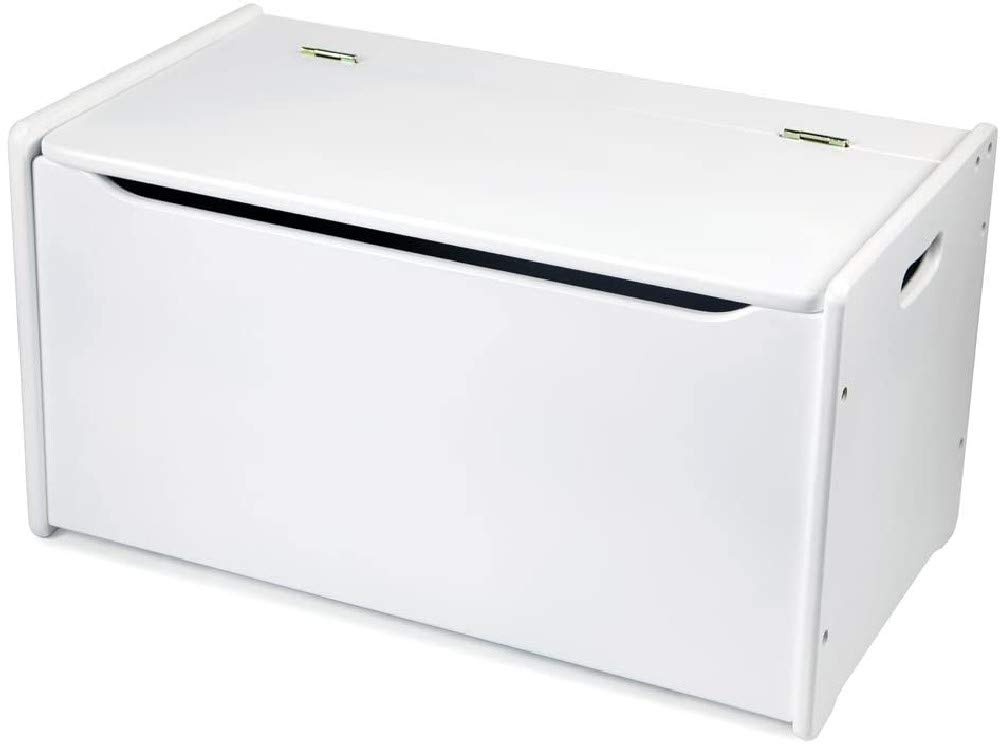 TidloWooden White Toy Chest - Storage