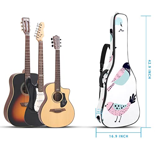 Hondank Étui rembourré pour guitare acoustique classique Motif papillons colorés sur rayures, Multicolore 10., 42.9×16… - Les Beatles, Paul McCartney, John Lennon, RIngo Starr, George Harrison Hondank Étui rembourré pour guitare acoustique classique Motif papillons colorés sur rayures, Multicolore 10., 42.9x16… – Image 6