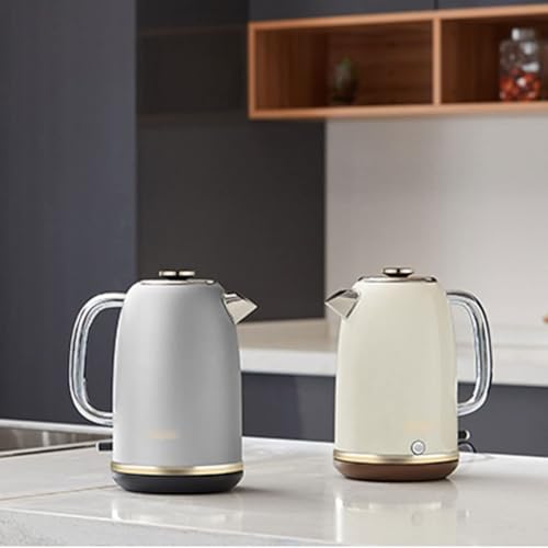 Hervidor eléctrico acero inoxidable 1.8L, 1800W, apagado automático miniatura 2