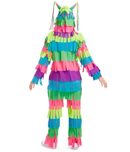 Tipsy Elves Halloween Costumes for Women - Bright Multicolored Pinata Jumpsuit Funny Halloween Costume Adult Onesies2