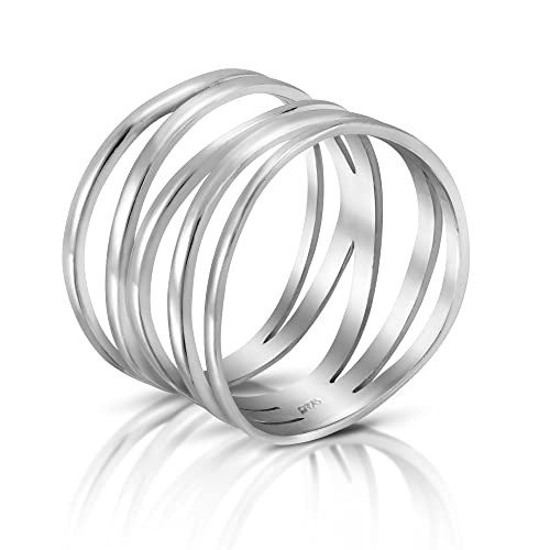 Bague large en argent 925 idéale pour sublimer vos tenues du quotidien
