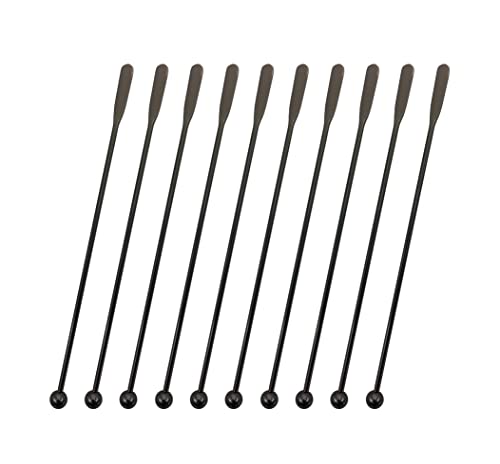 10 Pcs Reusable Stainless Steel Coffee Beverage Stirrers, 7.5