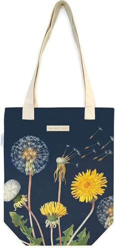 Bolso Tote Vintage Cavallini Diente de León 13x16 pulg miniatura 3