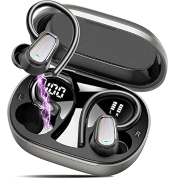 OYIB AI Cuffie Traduzione, Bluetooth 5.4 Auricolari con 164 Lingue/6 Modalità di Traduzione Nero Chiaro