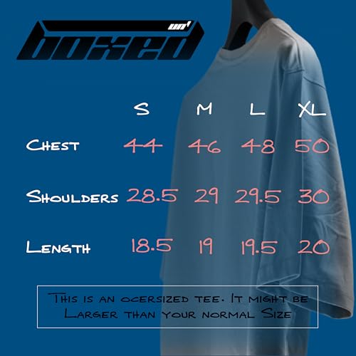Image of Boxed Solid Oversized T-Shirts for Men, Relaxed Boxy Fit, Round Neck, Knitted Cotton T-Shirt, 100% Cotton, Heavyweight Premium Fabric T-Shirt