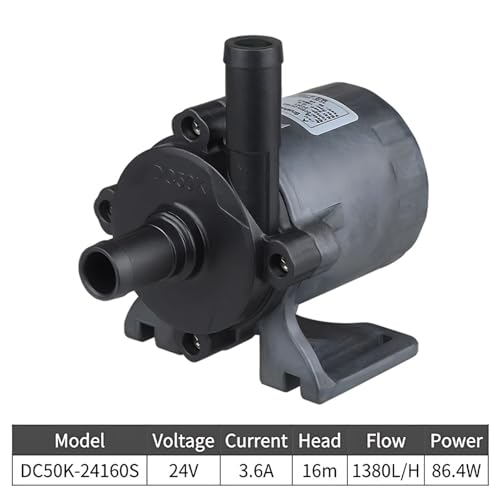 Bomba de agua de alta gama 24V CC para calentador de ducha con motor silencioso IP68 3