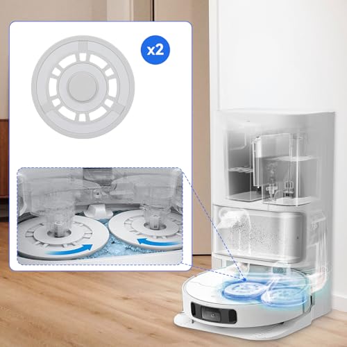 Image of Mop Pad Plate Accessories for Dreame L10S Ultra / L10s Pro Gen 2 / L10 Ultra / L10S Pro / L10 Prime / X20 Pro and Xiaomi X20+ Robot Vacuum Cleaner - Vacuum Pad Board Holder Replacement Part Attachment
