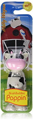 Brush Buddies - Cepillo de dientes manual Poppin Milky Wayne
