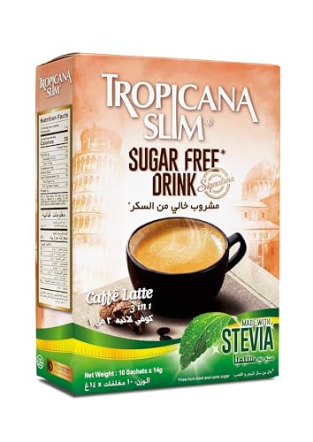 Tropicana Slim Cafe Latte 10-ct 140gr (1 box)