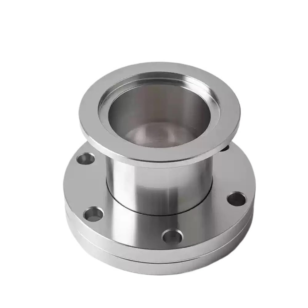 Loacea One Color Blind Flange Plate 1Pc Vacuum Reducing Pipe Adapter, Flange Joint, 304 Stainless Steel Conical