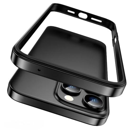 Coque antichoc iPhone 17 Pro max protège objectif et contours titane noir sans vitre