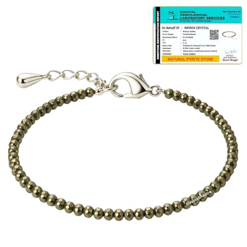 VastuShastra Crystal Natural Pyrite Anklet for Women | Money Magnet | Best Gift Items | Spiritual Jewellery for Women | Adjustable Raw Pyrite Anklet For Protection & Power | Best For Healing & Astrologer