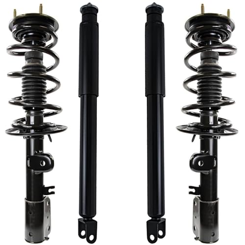 Image of Detroit Axle - AWD Front Struts & Coil Springs Rear Shock Absorbers Replacement for 2013-2019 Ford Explorer 3.5L - 4pc Set