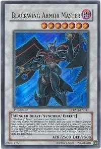 Yu-Gi-Oh! - Blackwing Armor Master (CRMS-EN041) - Crimson Crisis - Unlimited Edition - Ultra Rare