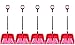 Produktbild 5X Ergonomische Schneeschaufel - Schneeräumer für kleine und große Schneemengen  Kunststoff-Blatt, Aluminiumkante, Aluminium-Stiel mit separatem Griffbereich