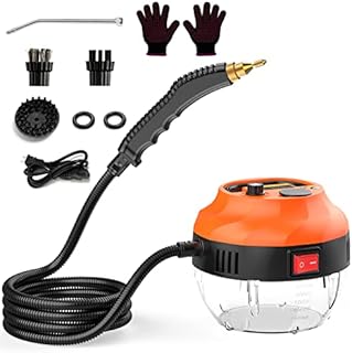 AUXCO 2500W Steam Cleaner, High Pressure Steamer for Cleaning, Handheld Portable Steam Cleaners for Home Use, Steamer for Car Detailing, Steam Cleaner for Upholstery, Kitchen, Bathroom, Grout and Tile