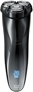 Head Shavers for Bald Men, Rechargeable IPX7 Waterproof Electric Shaver Wet and Dry Men's Rotary Shavers Electric Shaving Razors with Pop-up Trimmer (Color : Blackstone 3)