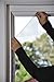 Produktbild Novatool Fliegengitter Fenster 150 x 180 anthrazit individuell kürzbar Insektenschutz Fliegennetz Fensternetz Mückennetz Mückengitter Fenstergaze (1, Fliegengitter)