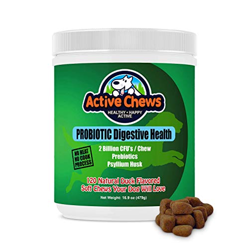 Active Chews Premium Probiotics for Dogs with Digestive Enzymes for Dogs from, Relieves