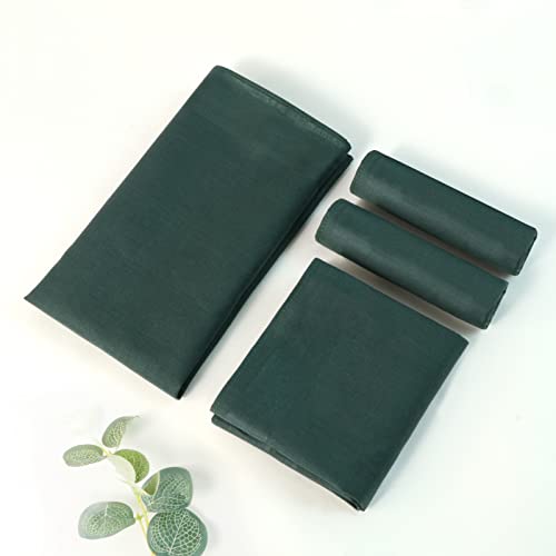 Image of HOULIFE Men's Cotton Handkerchiefs, Solid Color 60S Soft Cotton Hankies for Men Women 6 /12PCS 15.7 inchx15.7 inch