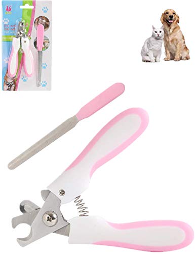 LCFA Cat Nail Clippers Professional Stainless Steel Pet Toes Cutter Scissor Dog Claw Trimmer Grooming Tool for Small Medium Dogs Cats