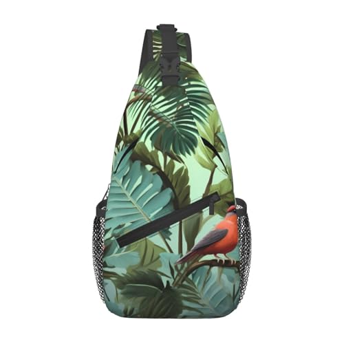Bolso tipo Sling para hombres y mujeres negro