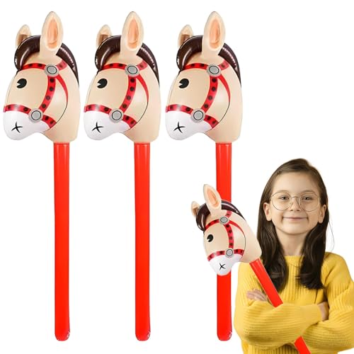 3 Stück Steckenpferd Kinder, Hobby Horsing Pferdeäpfel, Steckenpferd...
