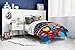 Marvel Super Hero Adventures Double Team 4 Piece Twin Bed Set - Includes Reversible Comforter & Sheet Set Bedding Features Avengers - Super Soft Fade Resistant Microfiber - (Official Marvel Product)