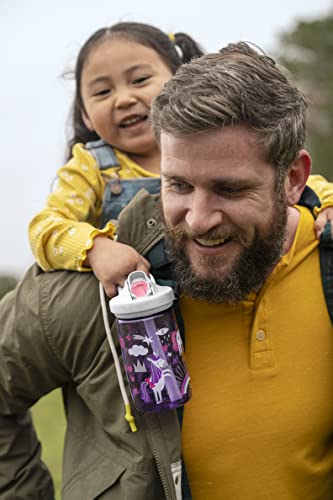 CamelBak-eddy-14oz-Kids-Water-Bottle-with-Tritan-Renew--Straw-Top-Leak-Proof-When-Closed-Unicorn-Party